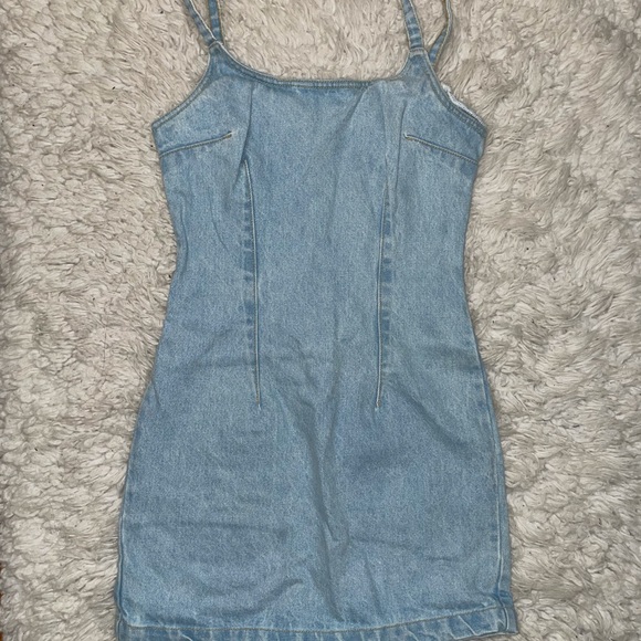 Denim Mini Dress - Picture 2 of 5